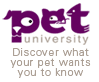 Pet University provides educational articles highlighting responsible pet care topics